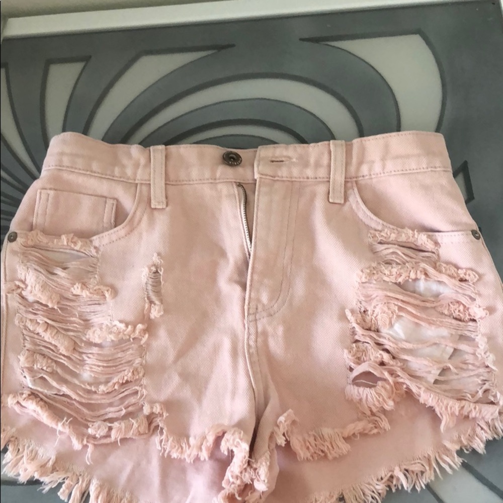 Pale pink Booty shorts